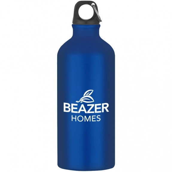 Blue Aluminum Promotional Sports Bottle - 20 oz.