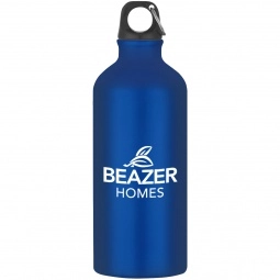 Blue Aluminum Promotional Sports Bottle - 20 oz.