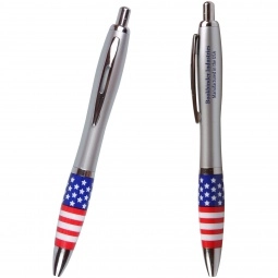 Silver Emissary Click Promotional Pen