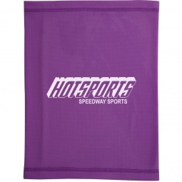 Purple Multi-Purpose Custom Cooling Towel Wrap - 9.5" x 13"