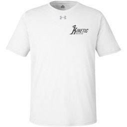 White/MD gray Under Armour&#174; Team Tech Branded T-Shirt - Men's