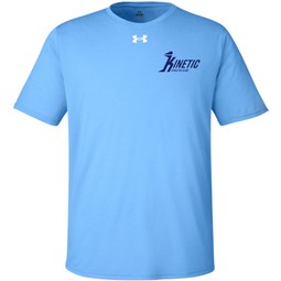 Carolina blue/white Under Armour&#174; Team Tech Branded T-Shirt - Men's