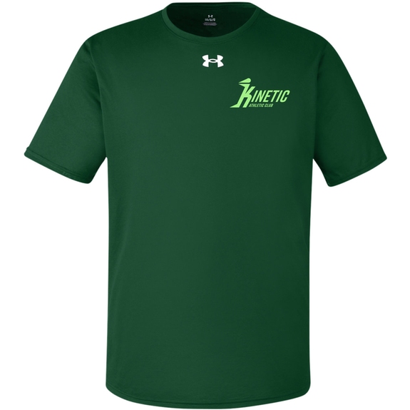 Forest green/white Under Armour&#174; Team Tech Branded T-Shirt - Men's