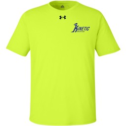 Hi Vis Yellow Under Armour&#174; Team Tech Branded T-Shirt - Men's