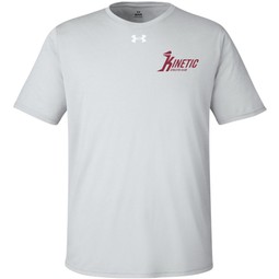 MOD Gray/white Under Armour&#174; Team Tech Branded T-Shirt - Men's