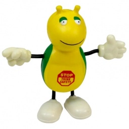 Yellow & Green Bug Man Promotional Stress Ball 