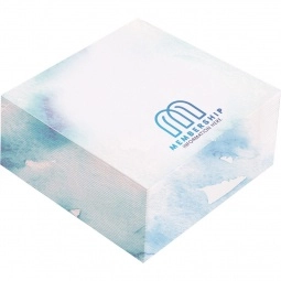 Souvenir® Full Color Custom Sticky Note™ Cube - 3"w x 3"h x 1.5"d 