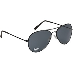Black Aviator Promotional Sunglasses