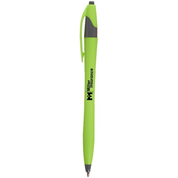 Lime Green/Gray - Javelin Style Colored Dart Promo Pen