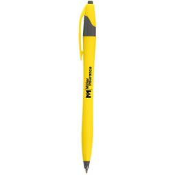 Yellow/Gray - Javelin Style Colored Dart Promo Pen