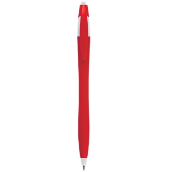 Red/White - Javelin Style Colored Dart Promo Pen