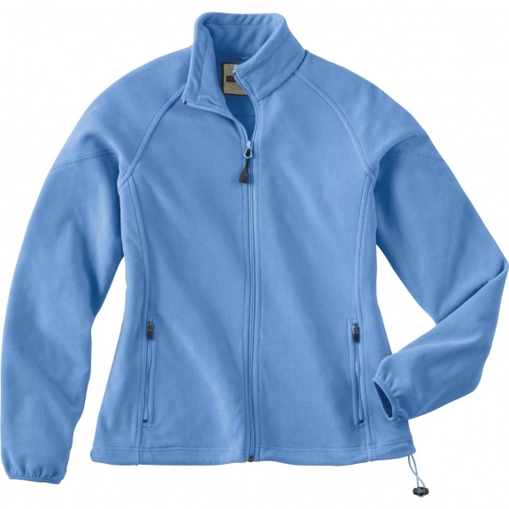 Lake Blue North End Micro-Fleece Full Zip Custom Jackets - Women's