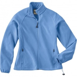 Lake Blue North End Micro-Fleece Full Zip Custom Jackets - Women's