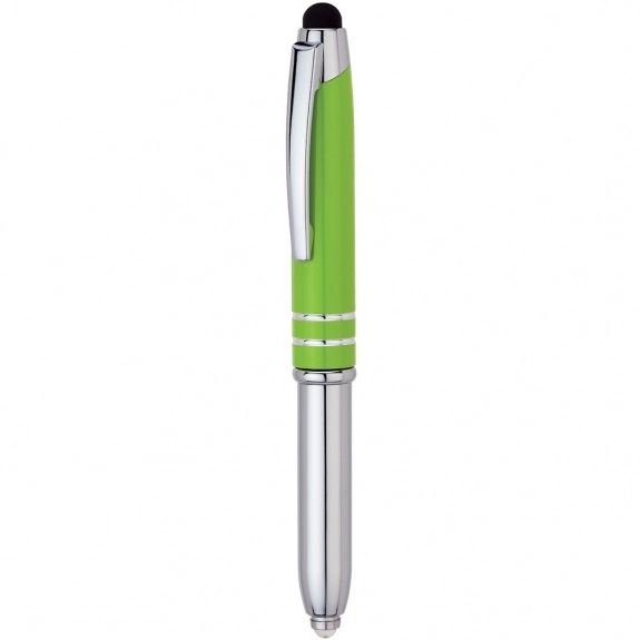 Lime Green Aluminum LED Light Stylus Custom Pens