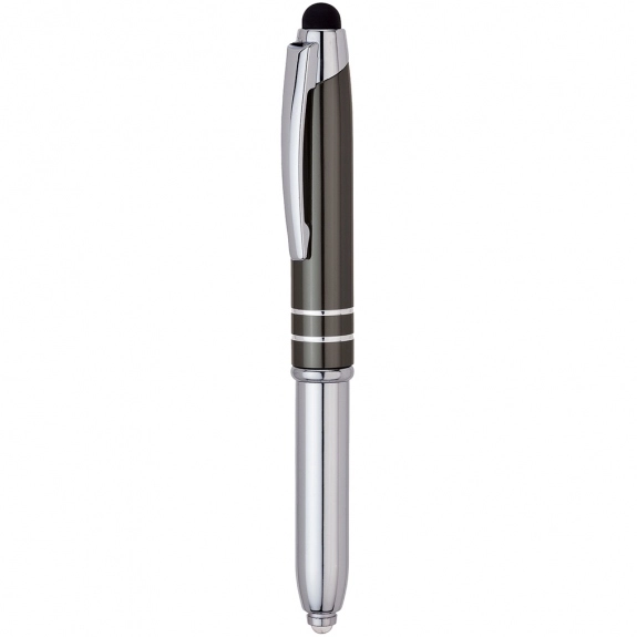 Gunmetal Aluminum LED Light Stylus Custom Pens