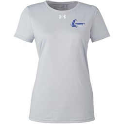 MOD Gray/White - Under Armour&#174; Team Tech Custom T-Shirt - Women's