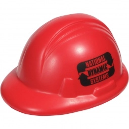 Red Hard Hat Promotional Stress Ball 
