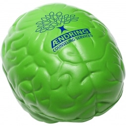 Lime - Slow-Release Squishy Custom Stress Balls - Brain