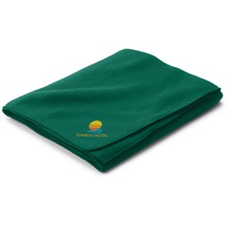 Promotional Budget Custom Fleece Blanket - 50"w x 60"h with Logo