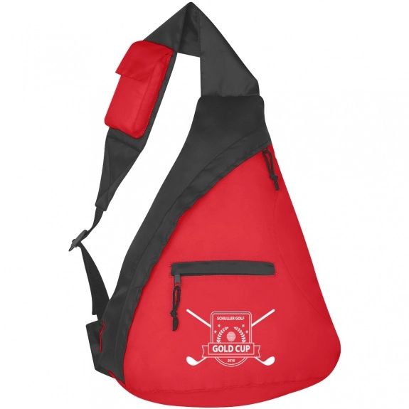 Red Budget Custom Sling Bags