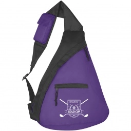 Purple Budget Custom Sling Bags