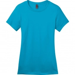 Bright Turquoise District Made Perfect Weight Custom T-Shirt