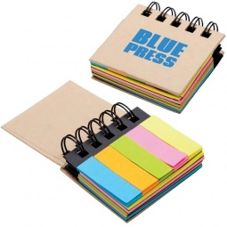 Recycled Custom Sticky Notes & Flags Set