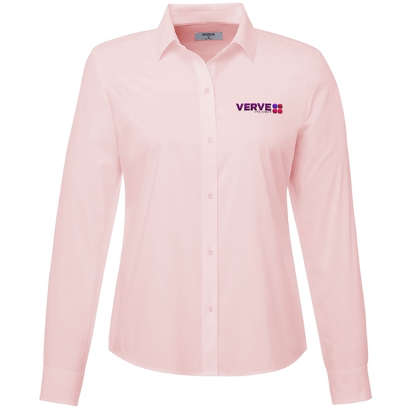 Pink Zircon UNTUCKit Bella Custom Long Sleeve Shirt - Women's
