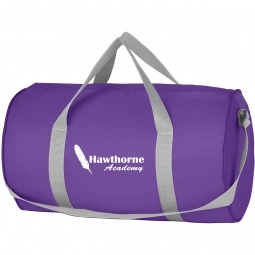 Purple Budget Printed Duffle Bags