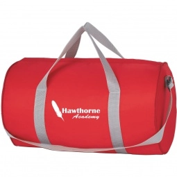 Red Budget Printed Duffle Bags