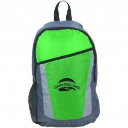 Lime Green City Customized Backpack