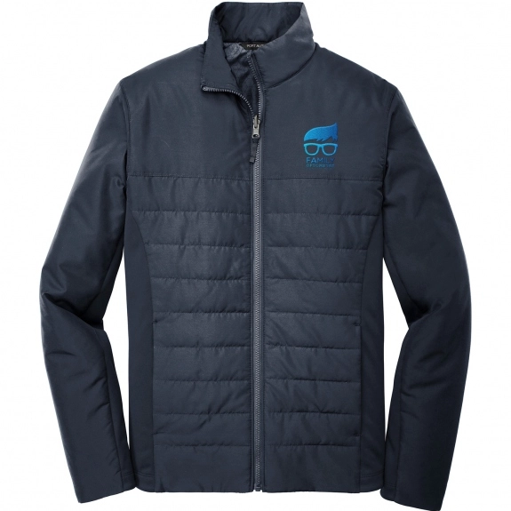 River Blue Navy Port Authority Collective Custom Insulated Jacket - Men's