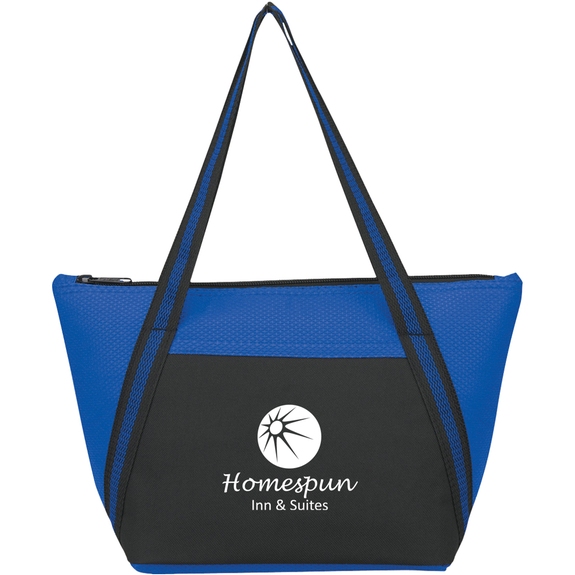 Royal Blue - Insulated Non-Woven Custom Logo Cooler Tote - 13"w x 8"h x 5"d