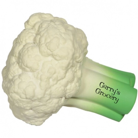 White/Green Cauliflower Customized Stress Balls