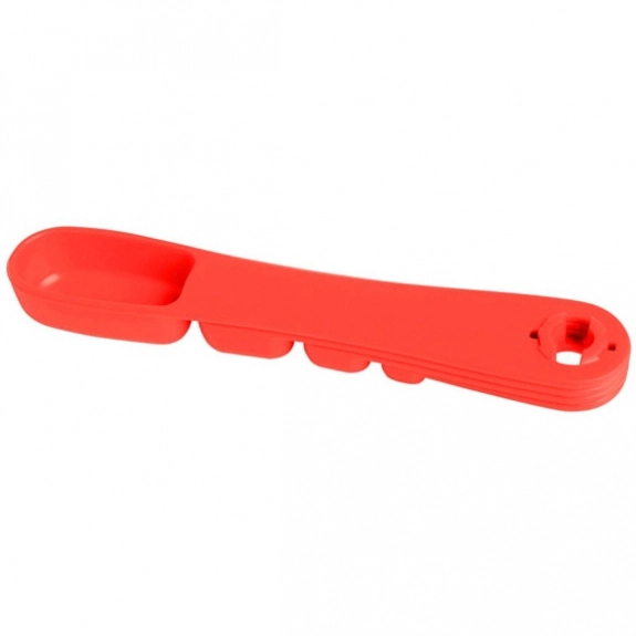 Red Promotional Swivel Measuring Spoons