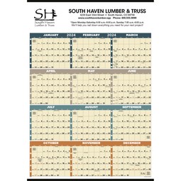 Time Management Span-A-Year Wall Custom Calendar