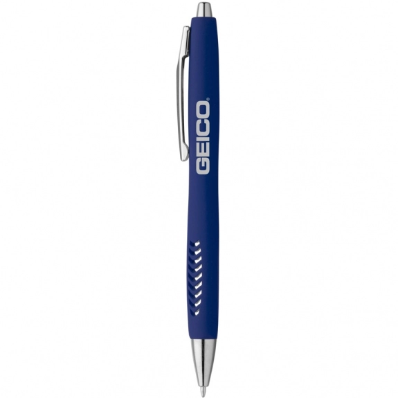 Navy - Soft Touch Ergonomic Custom Pen