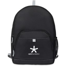Medium Grey - Repeat Recycled Custom Logo Backpack - 12"w x 16.5"h x 3.5"d