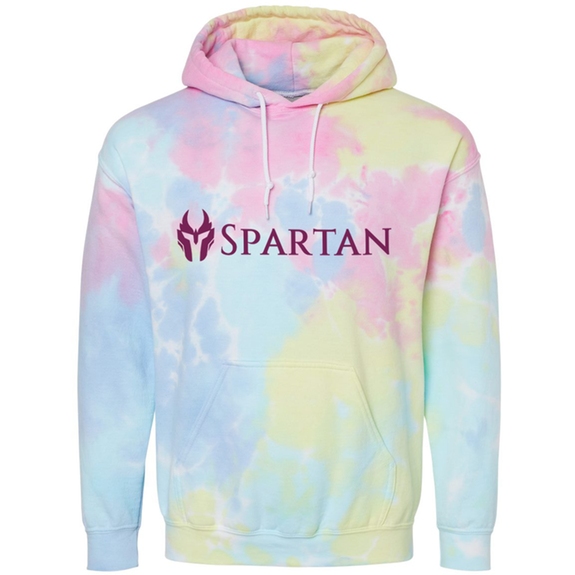 Pastel Rainbow Dyenomite Blended Colors Custom Hooded Sweatshirt