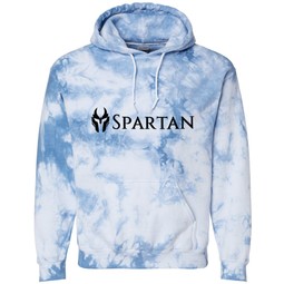 Cloud Sky Crystal Dyenomite Blended Colors Custom Hooded Sweatshirt