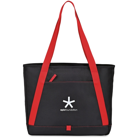 Red - Repeat Recycled Promotional Tote Bag - 13"w x 17"h x 4.5"d