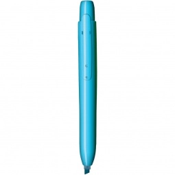 Blue Retractable Fluorescent Promotional Highlighter