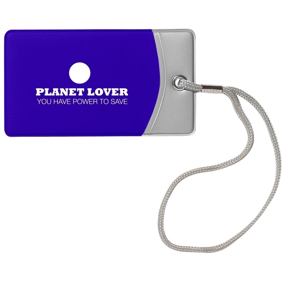 Blue Mod Personalized Luggage Tag