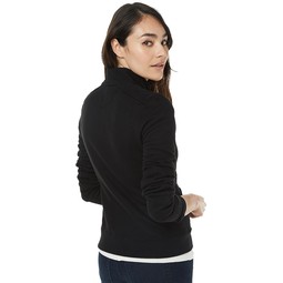 Model - American Giant Full Zip Logo Moto Jacket - Women's