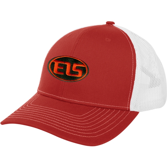 Red/White The Hauler Classic Custom Logo Trucker Hat