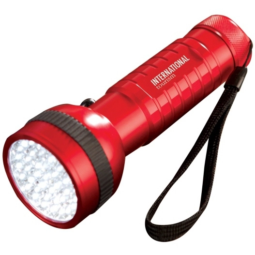 Red Aluminum LED Custom Flashlight