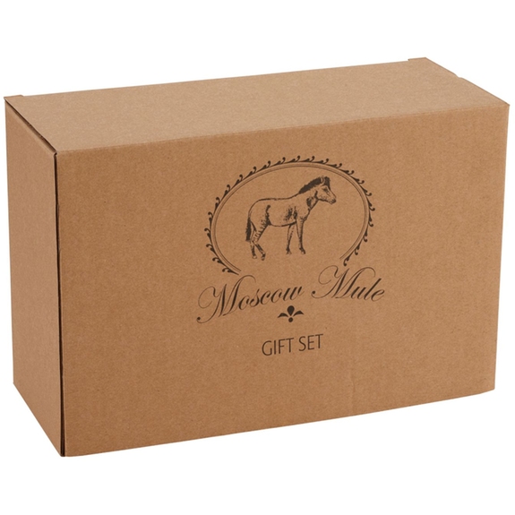 Box - Moscow Mule Mug 4-Piece Custom Gift Set
