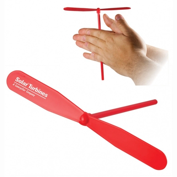 Red Whirly Gig Propeller Promotional Flyer