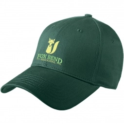 Dark Green New Era Structured Stretch Cotton Promotional Cap