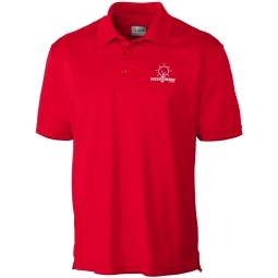 Red Clique Pique Custom Polo Shirts - Men's